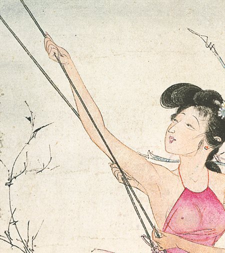 广河县-胡也佛的仕女画和最知名的金瓶梅秘戏图